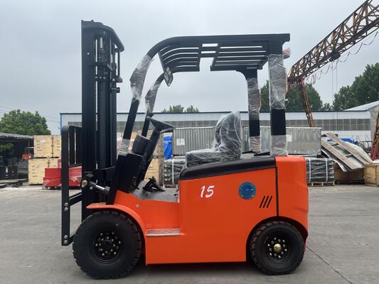 1.8T 4 roda counterbalance forklift CPD15 CPD18 Baterai asam timbal bertenaga forklift