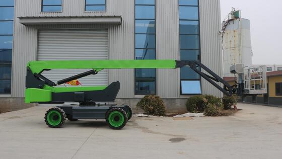 kopen 18-56 meter elektrische boomlift groen elektrische articulerende boomlift online manufacture