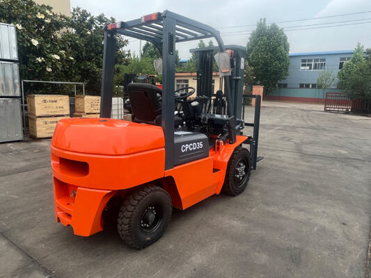 comprare FD18 1,5 T carrello elevatore arancione e grigio diesel contrappeso carrello elevatore online manufacture