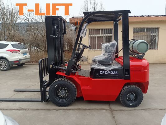 membeli Truk Forklift Bertenaga LPG 5.0 Ton CPCD50 dengan Tiang 5.5m untuk Penggunaan Bengkel pembuatan online