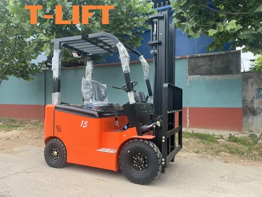 buy 5 Ton High Capacity Electric Forklift CPD50 Dual AC Drive Motor 1735mm Wide Wheelbase Heavy Load Counterbalance online manufacture