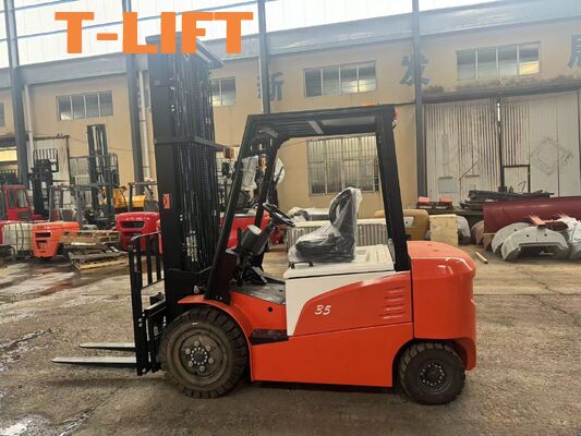 Buy 2.5 Ton Electric Forklift CPD25 Japan Shimadzu Hydraulic System Triplex Mast 5m High Lift Battery Powered Truck online manufacture