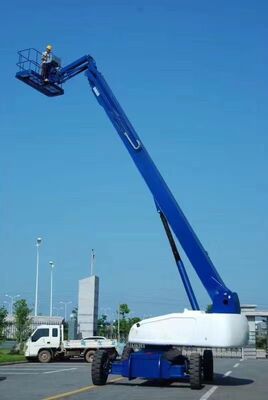 kaufen 480 kg Diesel Teleskop Boom Lift mit 28m-56m Plattform Höhe online manufacture