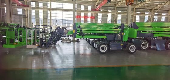Купить 9.5-20,5 м Высота соединительного бума Manlift зеленый электрический соединительный подъемник online manufacture