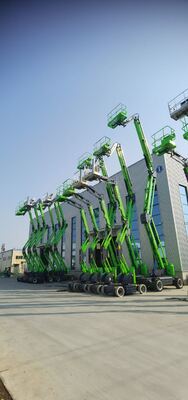 কেনা KUBOTA অথবা CUMMINS ইঞ্জিন ডিজেল Articulating বুম লিফট 14m-24.2m online manufacture