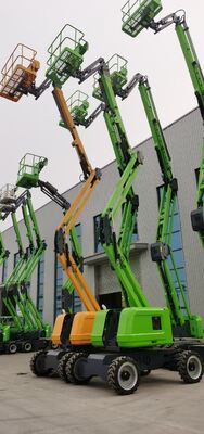 kopen Oranje Diesel Knikarmhoogwerker ISO CE 80 Knikarmhoogwerker online manufacture