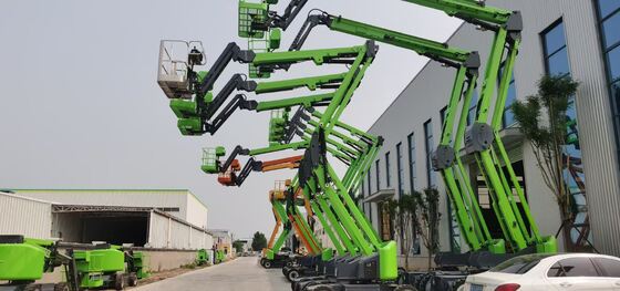 satın al 480kg Yük Dar Bomlu Platform 7.2m-10.2m Erişimli Eklemli Platform online manufacture