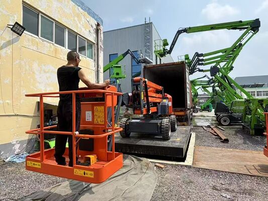 comprar Plataforma elevadora telescópica diésel con carga de 480 kg, altura de trabajo de 30 m a 58 m online manufacture