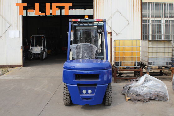 buy Diesel Powered Forklift 10 Ton CPCD100 Heavy Duty with Double Front Tyre and Container Mast for Terminal online manufacture